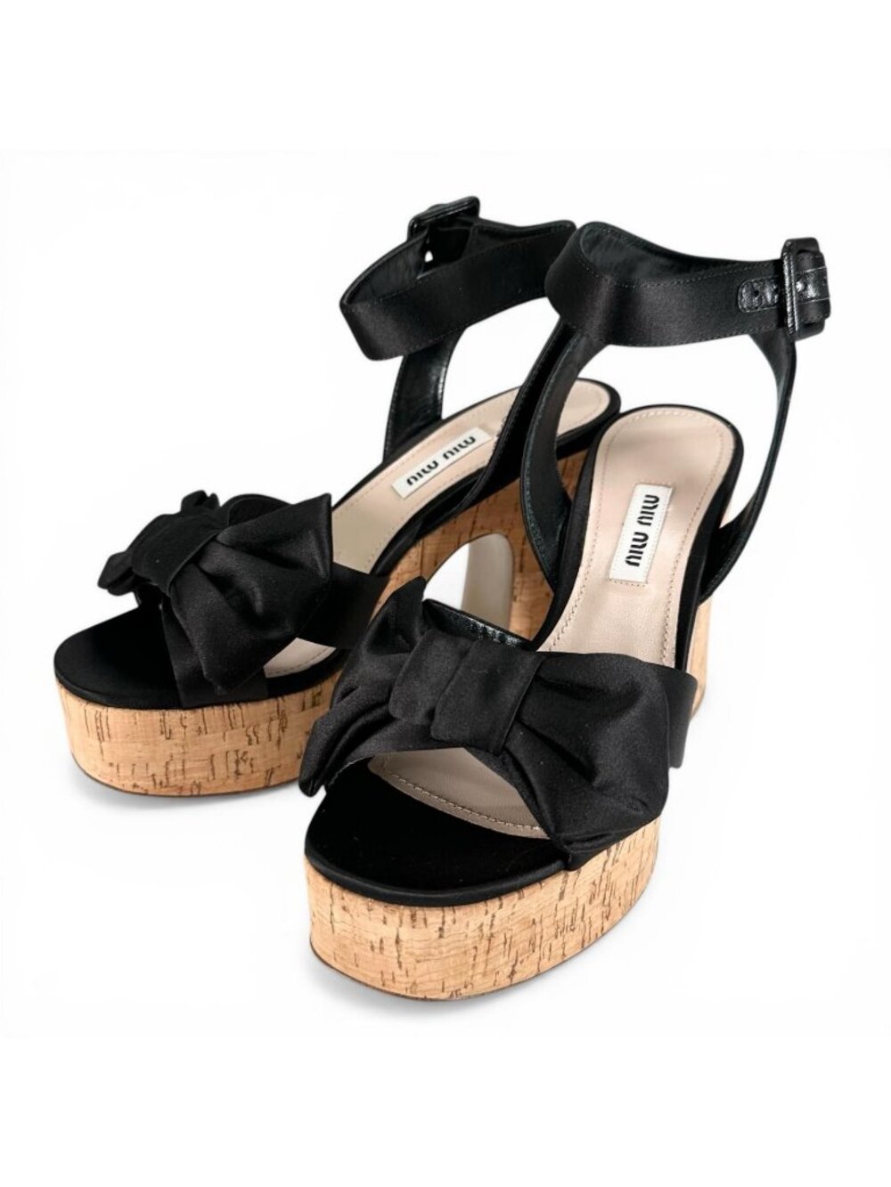 Miu Miu Ribbon Sandals